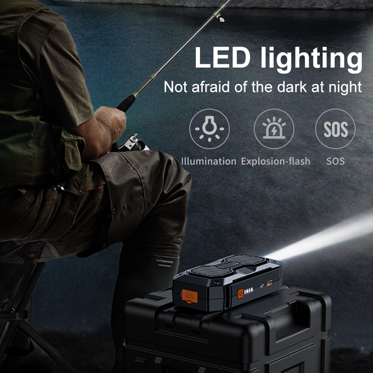 1000A Jump Starter Car Emergency Battery Power Supply Portable Power Station Car Battery Booster Automotive Battery Pack