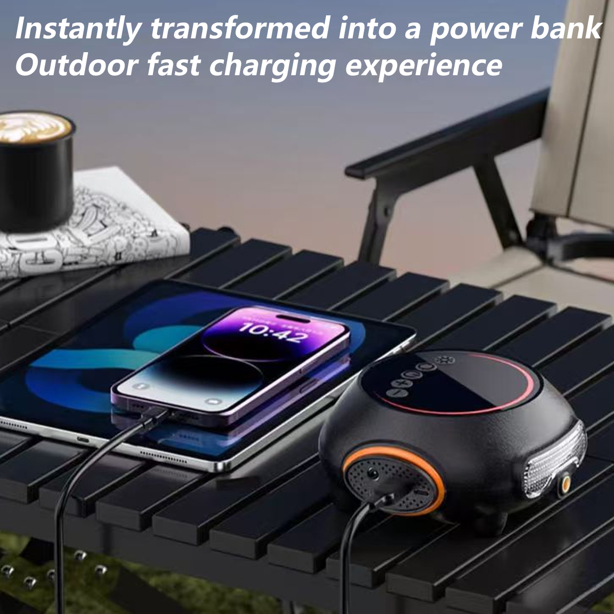 1000A Portable Emergency Jump Starter with 150PSI Tire Inflators Car Air Pump Jump Starter Power Bank Battery Jump Starter