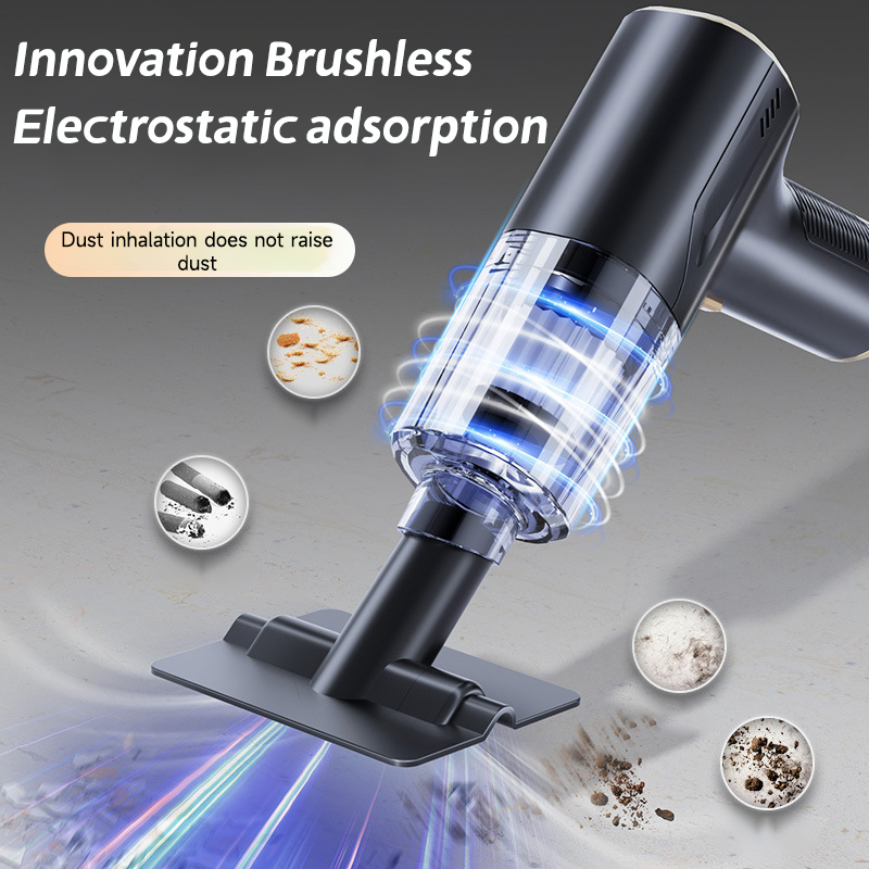 12000pa Portable Mini Vacuum Cleaner Car Vacuum Cleaner 4-in-1 Handheld Vacuum Cleaner 120w Brushless Vacuum Cleaner