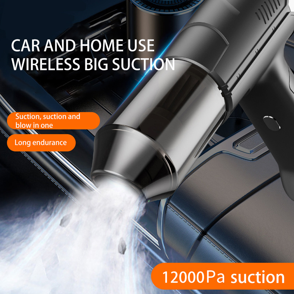 120W Powerful Mini Wireless Handheld Vacuum Cleaner 12000Pa ABS Material for Home and Car Portable Car Vacuum Cleaner