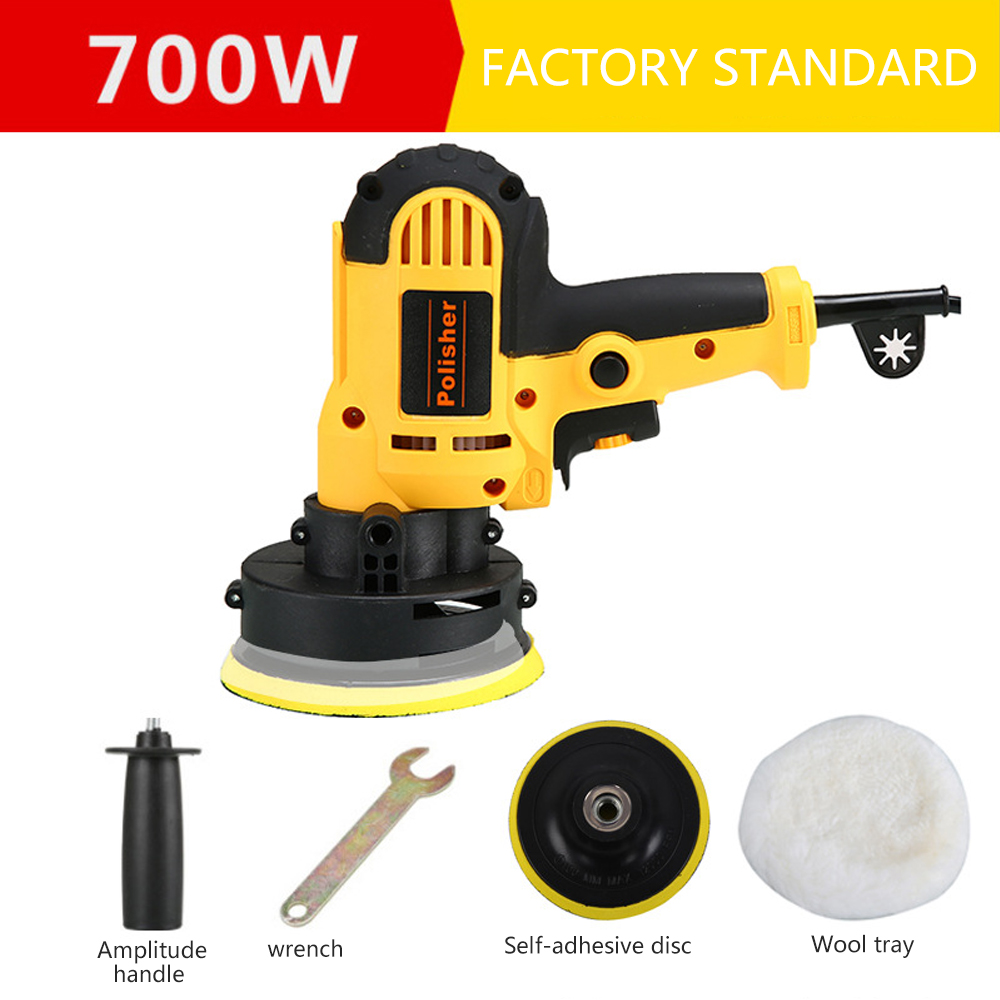 125mm 5Inch Professional 700W 110-220V Car Waxing Polisher Car Polishing Machine Waxing Home Work Machine Car Detailing