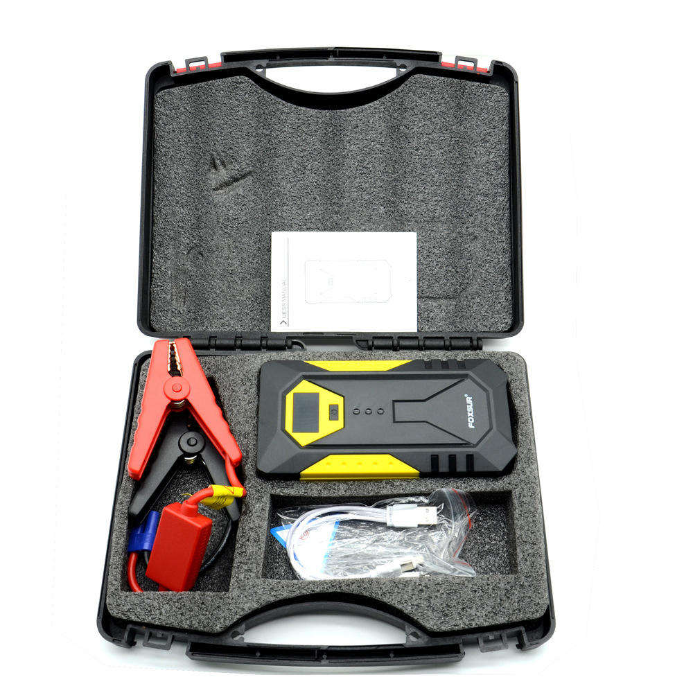 12V 600A Jump Starter with Power Bank LED Light Fully Automatic Smart Charger for Truck & Motorcycle Emergency Battery Boost