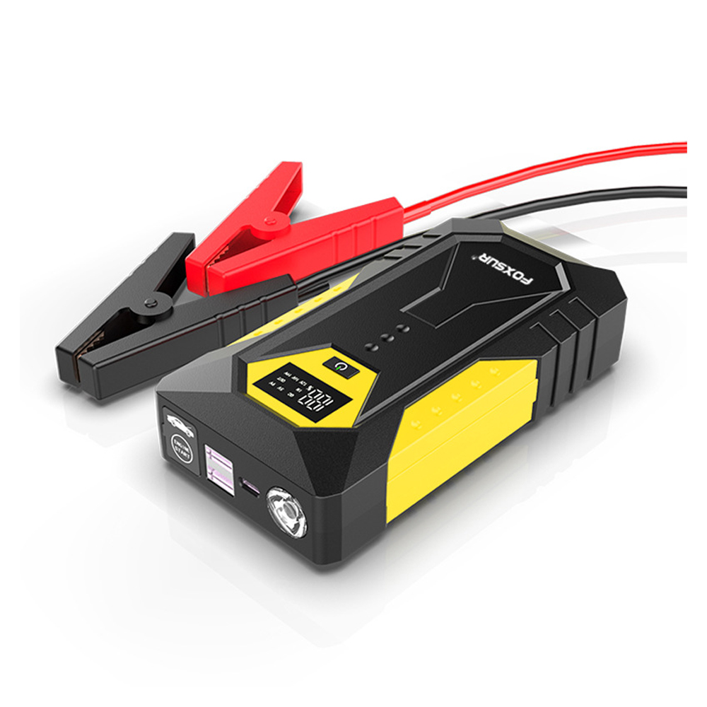 12V 600A Jump Starter with Power Bank LED Light Fully Automatic Smart Charger for Truck & Motorcycle Emergency Battery Boost