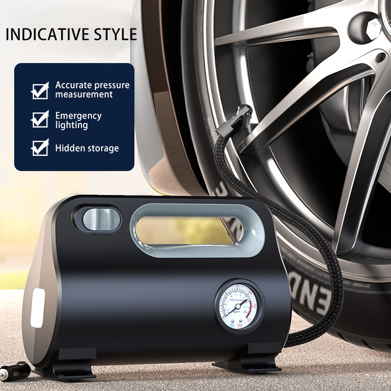 12V Car Tire Inflator Air Pump Portable Car Automatic Electric Air Compressor for Motorcycle Bicycle