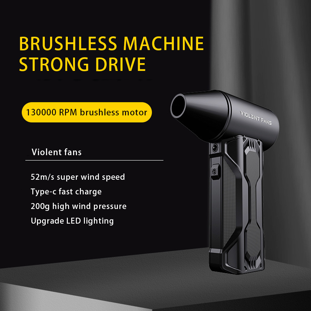 130000RPM Mini Electric Jet Dry Blower Air Dust Violent Turbo Fan Air Duster Mini Turbo Fan Strong Dust Blower