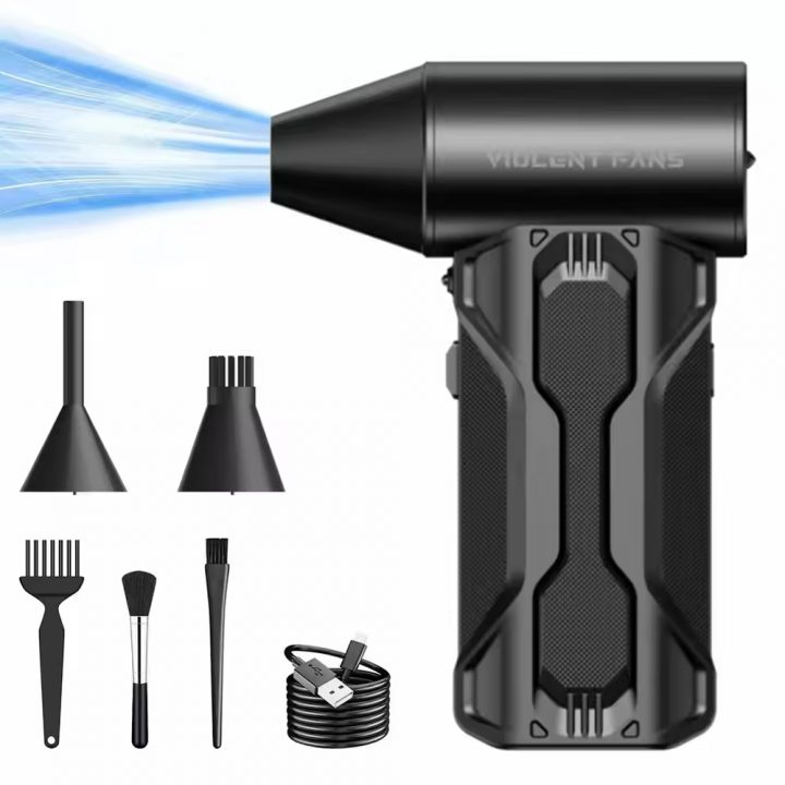 130000RPM Mini Electric Jet Dry Blower Air Dust Violent Turbo Fan Air Duster Mini Turbo Fan Strong Dust Blower