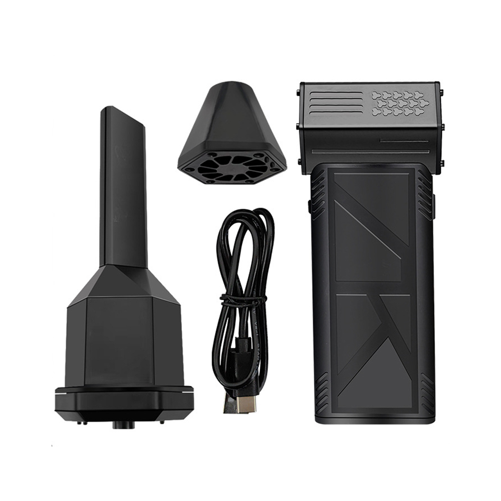 130000RPM Portable Fan Air Blower Violent Fan Vacuum Cleaner 6000kPa Suction 2000mAh Battery House Cleaning Outdoor