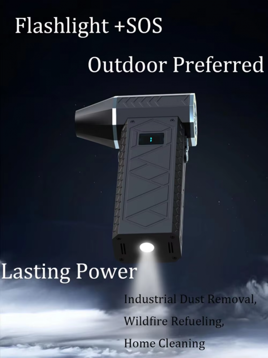 130000Rpm Turbo Fan Brushless Motor Handheld Jet Dry Turbo Electric Air Duster Violent Fan Use for Outdoor Car Home