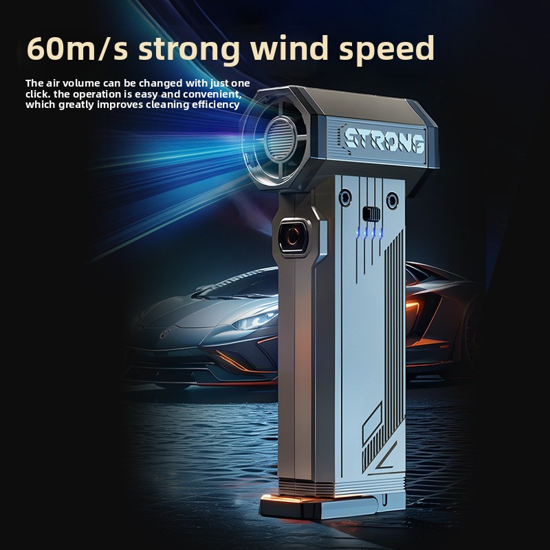 130000rpm Mini Turbo Fan Compressed Air Duster Portable Hand Held Fan Electric Small Air Blower Mini Jet Violent Fan for Clean