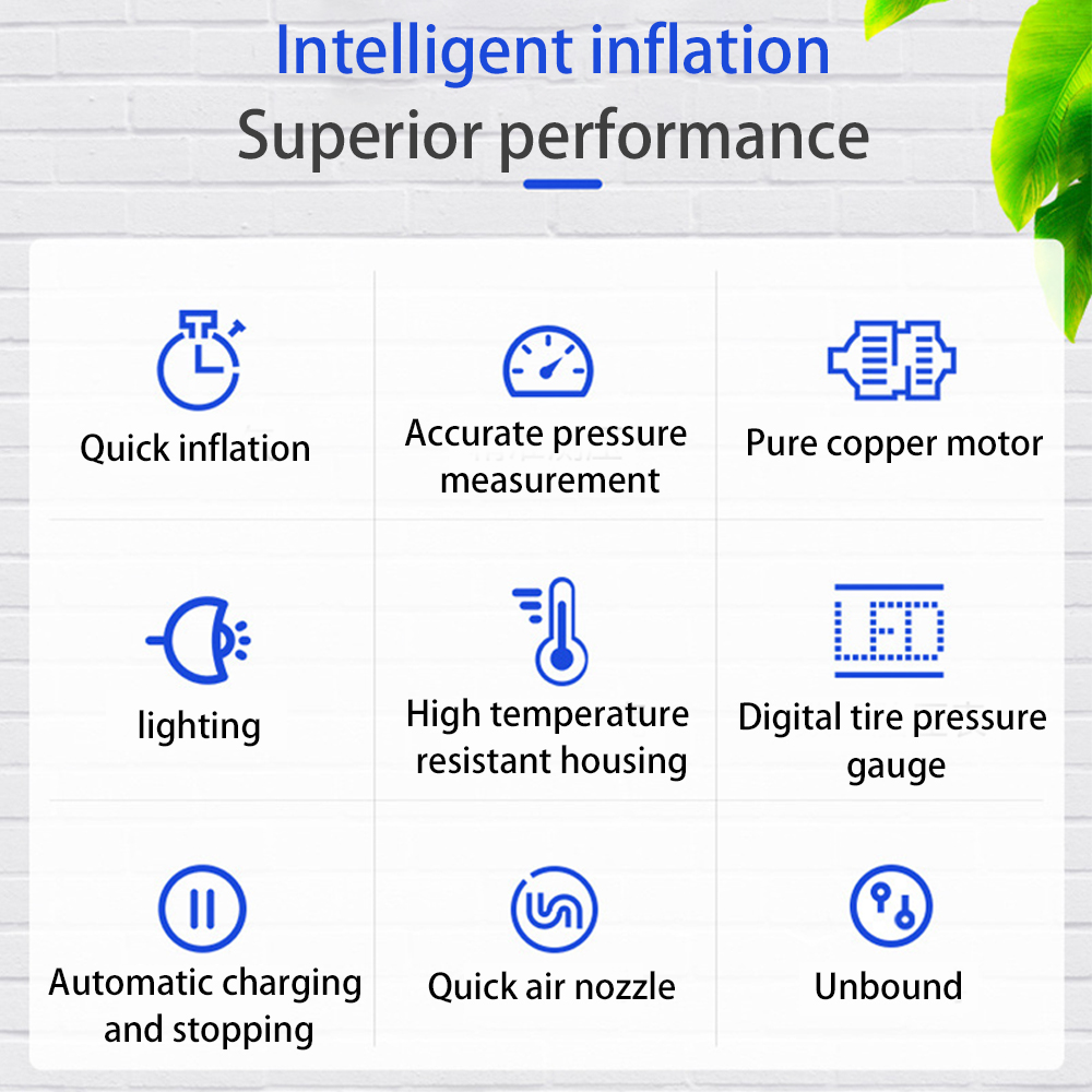 150 Psi Portable Handheld Car Tire Inflator Digital Cordless Car Air Pump Rechargeable Small Car Air Compressor Wireless