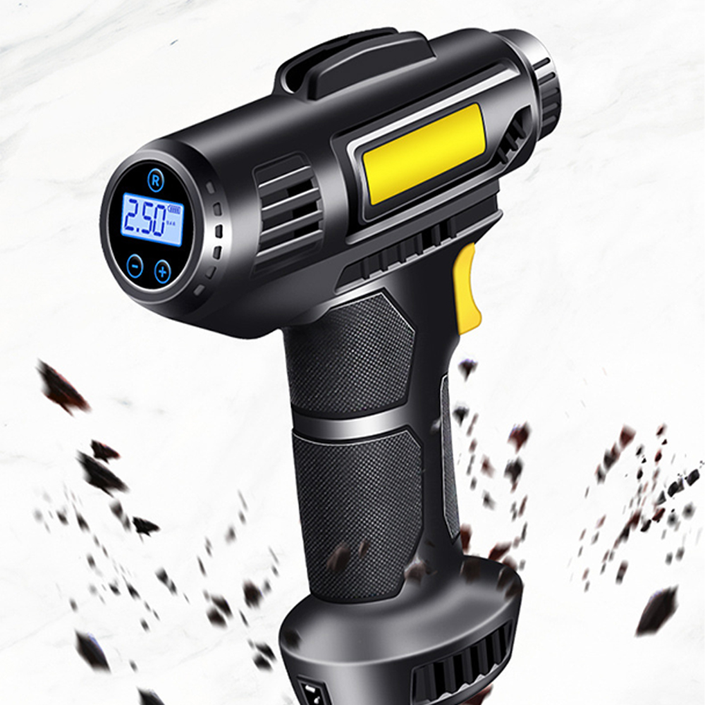 150 Psi Portable Handheld Car Tire Inflator Digital Cordless Car Air Pump Rechargeable Small Car Air Compressor Wireless