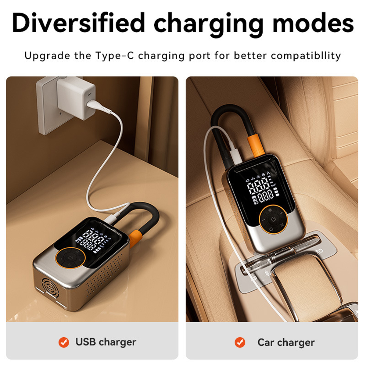 150PSI Portable Digital Wireless Electric Car Tyre Air Compressor Mini Cordless Inflatable Monitor Factory Price