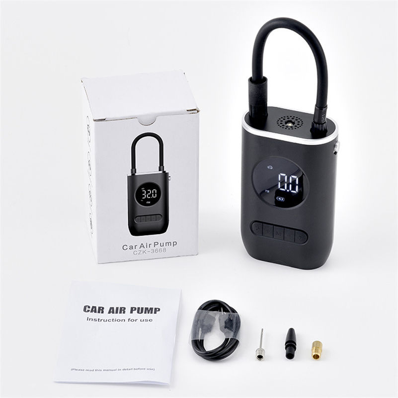 150PSI Tire Inflator Bike Car Air Pump Electric Rechargeable Air Compressor Portable Tire Inflator Tyre Pump Wireless