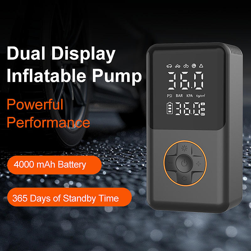 150Psi Wireless Mini Electric Air Pump Portable Tire Inflators 19mm Car Air Compressor 4000mAh With LED Digital Display