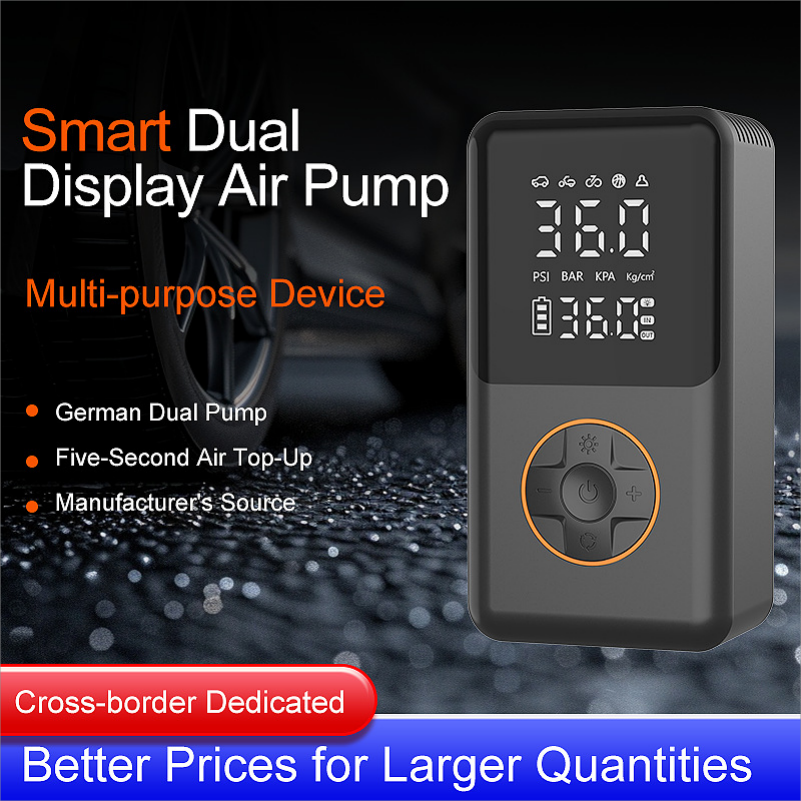 150Psi Wireless Mini Electric Air Pump Portable Tire Inflators 19mm Car Air Compressor 4000mAh With LED Digital Display