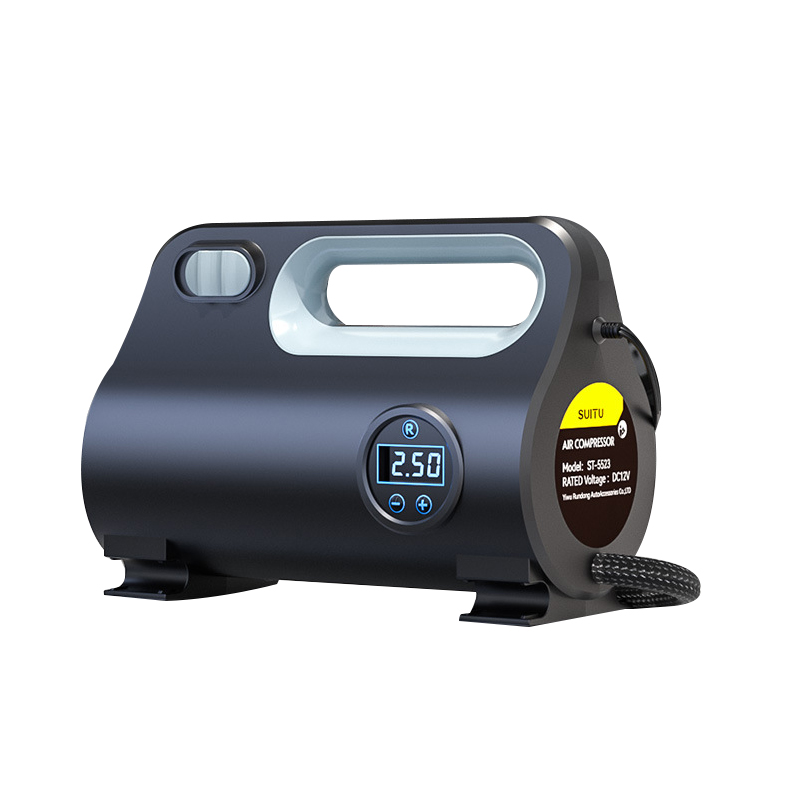 150psi Black Digital Tire Inflator Portable Tire Pump Mini Small Car Air Compressor LED Display Car Air Compressor Tire Inflator