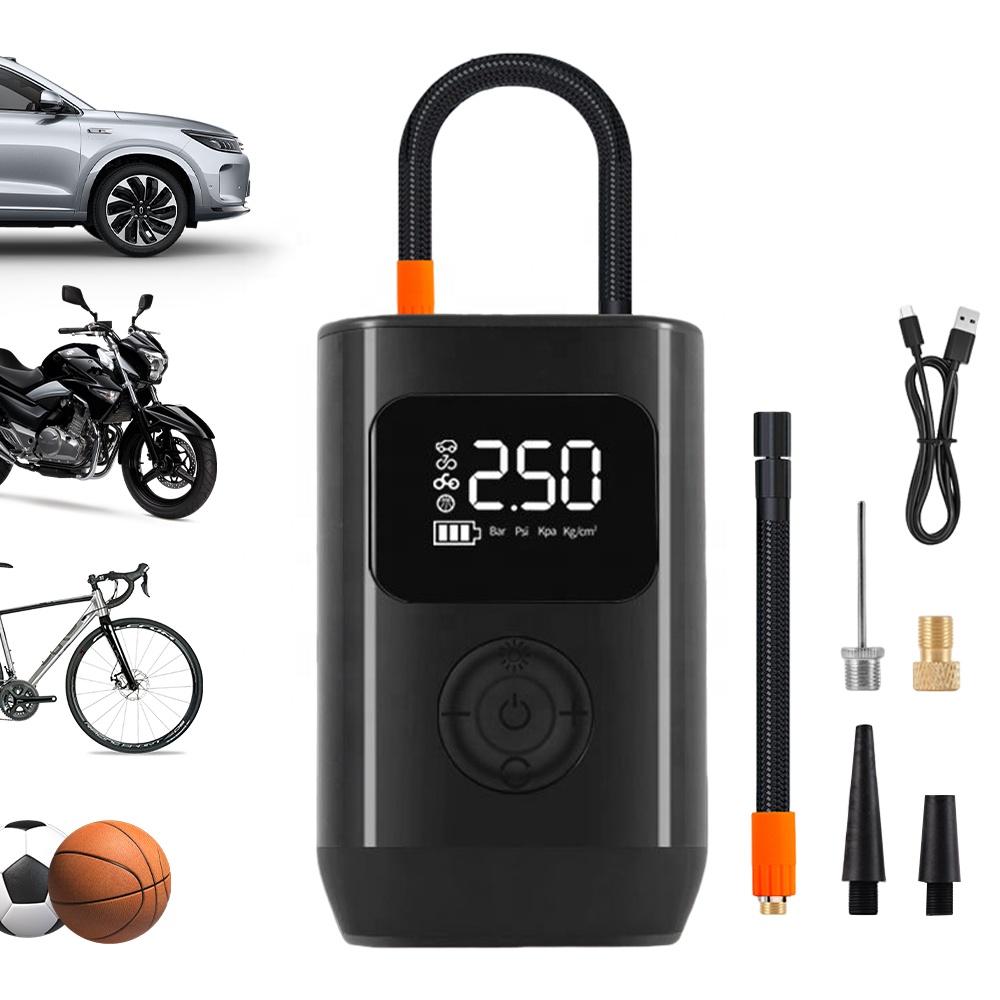 150psi Car Wireless Air Pump Portable Multifunctional Digital Display Car Tire Inflator Pump Air Compressor