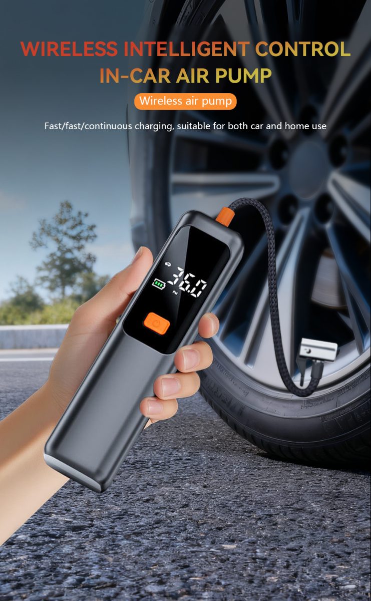 150psi Digital Display Air Pump Tire Inflator Portable Air Compressor for Car 150 PSI Electric Tire Inflation Cordless Tire Pump
