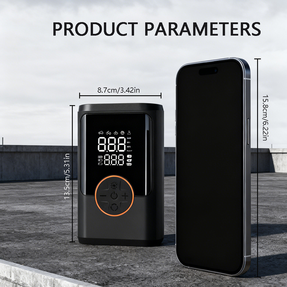 150psi Digital Portable Car Tyre Pump Air Compressor Wireless Car Tire Inflator Mini Electric Air Pump for Car Bike Motorcycle