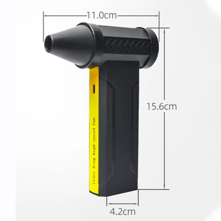 160000RPM Turbo Violence Fan Brushless Outdoor Portable Air Duster 400g Thrust Mini Jet Turbo Fan Jet Fan for Clean