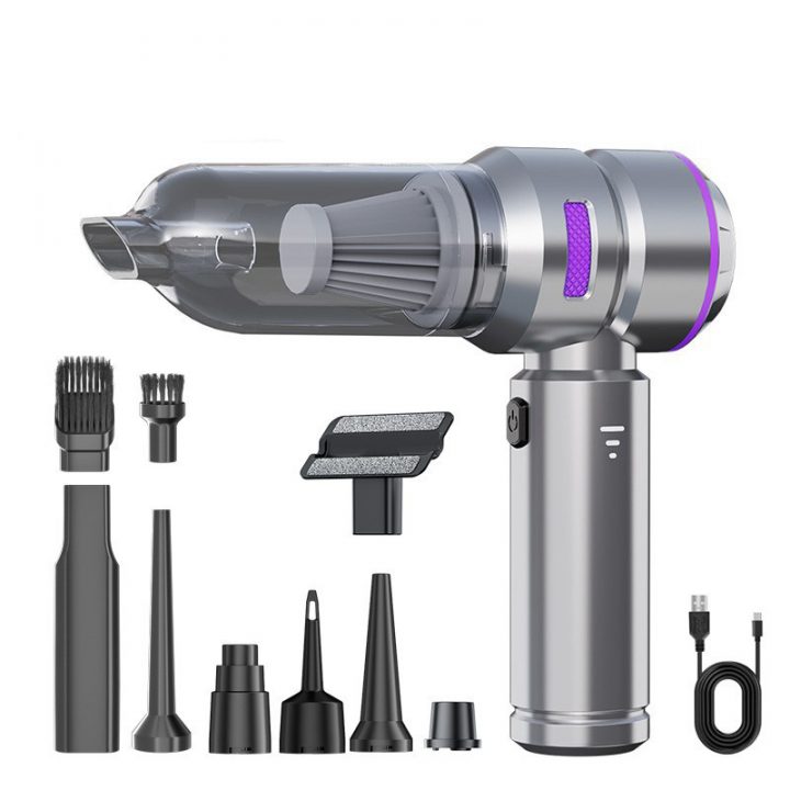 16000Pa Cordless Car Vacuum Cleaner Type-C Fast Charge 6000mAh 3-Speed Handheld 100W Portable Wireless Auto Cleaning Tool