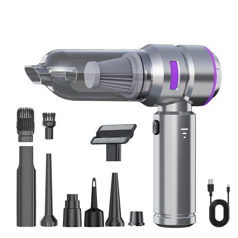 16000Pa Cordless Car Vacuum Cleaner Type-C Fast Charge 6000mAh 3-Speed Handheld 100W Portable Wireless Auto Cleaning Tool