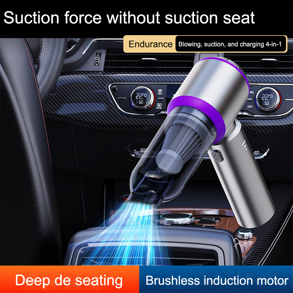16000pa Handheld High Powerful Wireless Dry Car Vacuum Cleaner Cordless Portable Brushless Cleaning Car Vacuum Cleaner