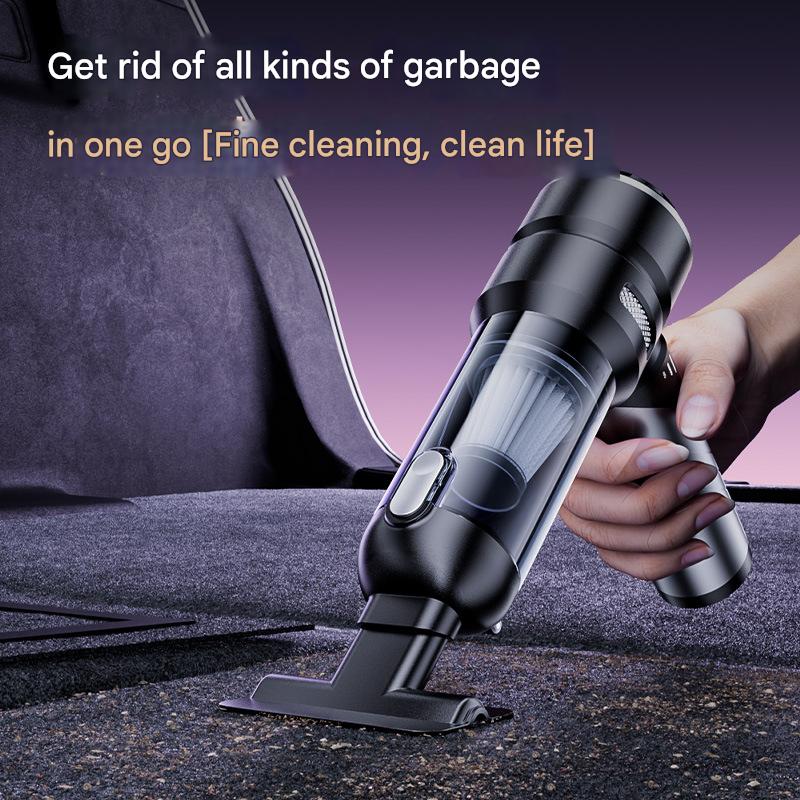 18000Pa High Power Suction Rechargeable Wireless Electric Handheld Portable Car Vacuum Cleaner with 3 Nozzles 0.5-1L Capacity