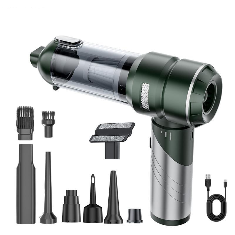 18000Pa High Power Suction Rechargeable Wireless Electric Handheld Portable Car Vacuum Cleaner with 3 Nozzles 0.5-1L Capacity