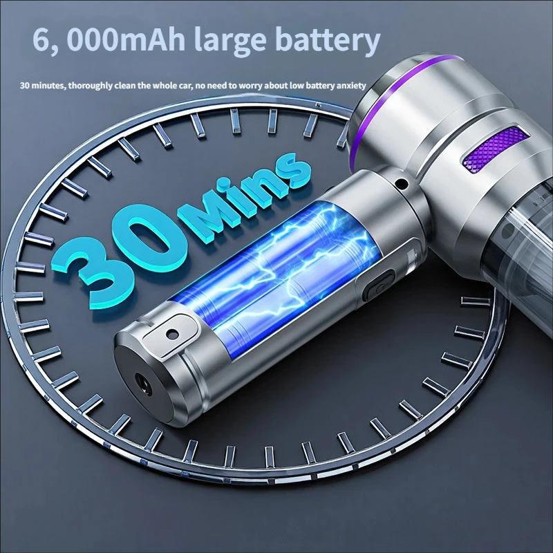 18000pa Powerful Suction Wireless Handheld Mini Vacuum Cleaner Battery Powered Cordless Portable Car Vacuum Cleaner
