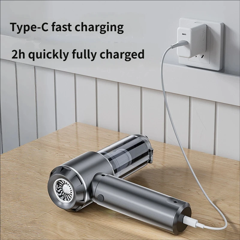 PCMOS 17000PA Cordless Car Vacuum Cleaner