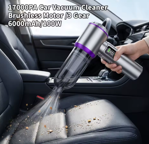 PCMOS 17000PA Cordless Car Vacuum Cleaner