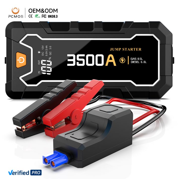PCMOS 12V Portable Jump Starter