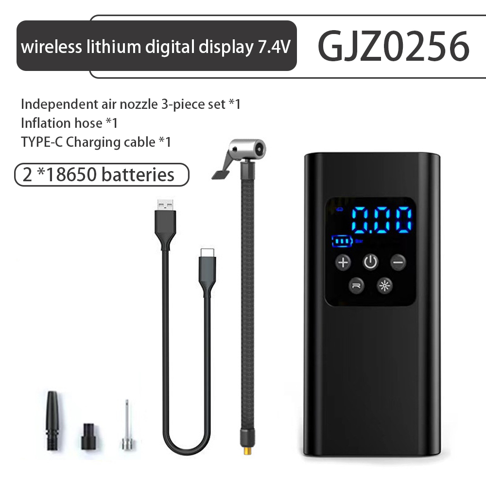 4000mAh 150Psi Portable Digital Display Abs Tire Inflator Electric Car Air Pump Tire Inflator Pump for Car Bike Motorcycle Ball