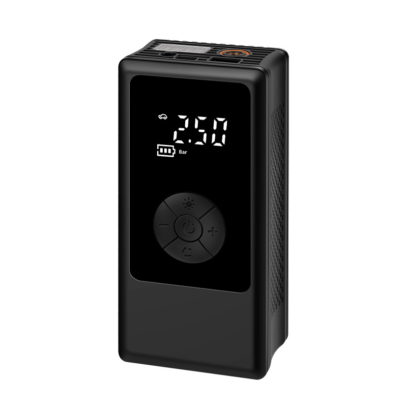 4000mAh Digital Cordless Car Air Compressor 150PSI Portable Auto Stop Tire Inflator Bike Balls Power Bank ABS Material 120W