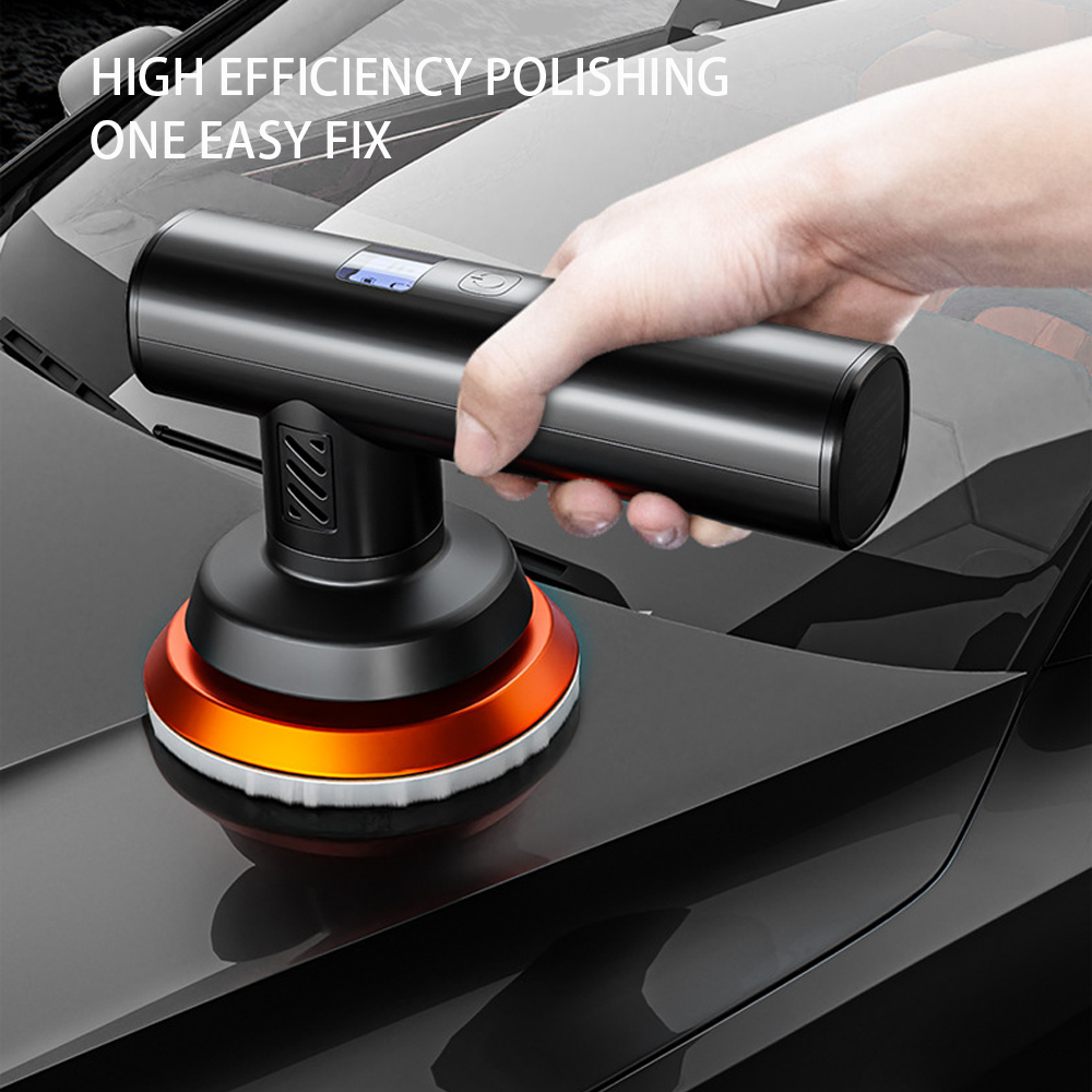 4000mah Car Polisher Handheld Wireless Beauty Sealing Glaze Waxing Machine 40w Flat 40w Electric Small Polisher Car Polishing