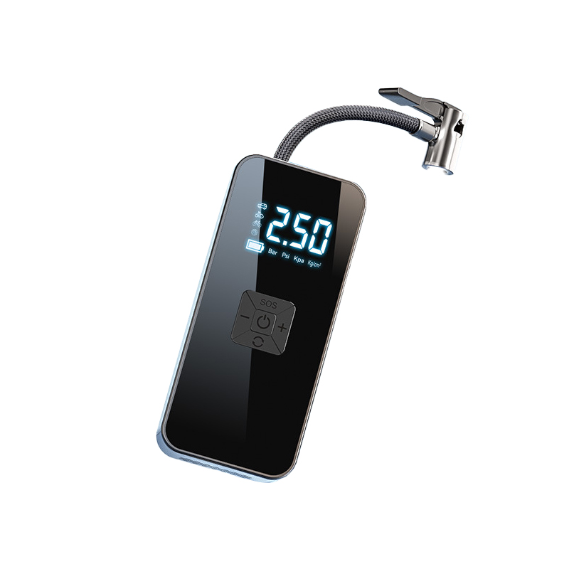 7.4V Portable Cordless Car Air Pump Tire Inflator 4000mAh ABS Digital Car Tire Inflator Pump with LED