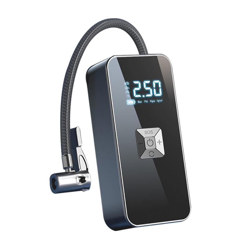 7.4V Portable Cordless Car Air Pump Tire Inflator 4000mAh ABS Digital Car Tire Inflator Pump with LED