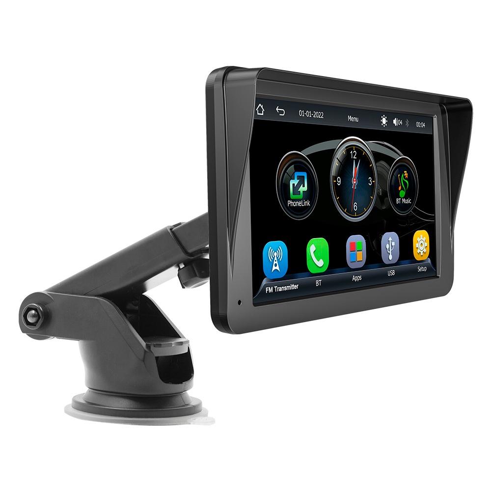 7-Inch Wireless Carplay Navigation Radio with Bluetooth MP5 Player Dashboard Placement Stereo Function Android Auto