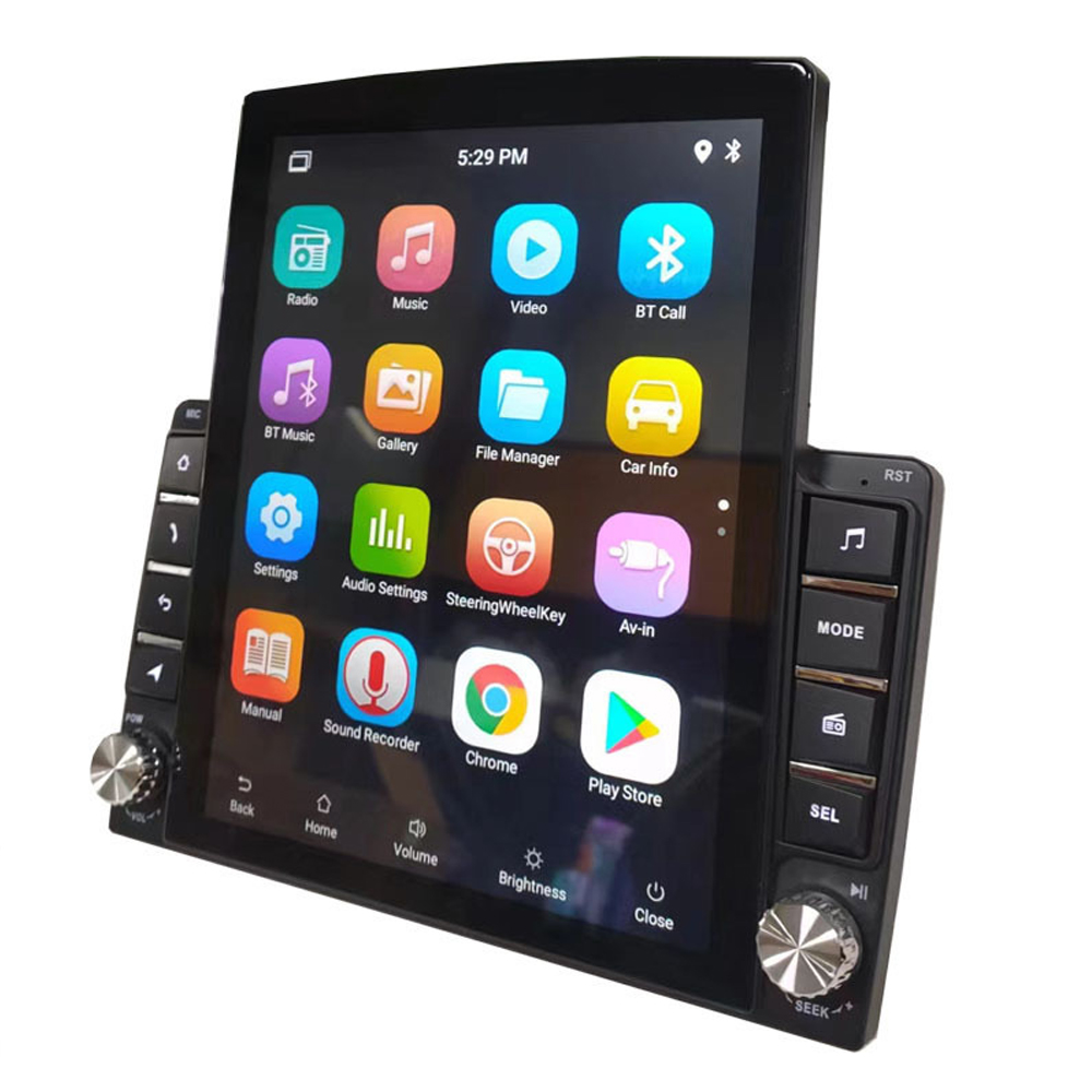 9.7 Inch 2+32G Vertical Two Knobs IPS Touch Screen Car Radio Stereo Android Navigation GPS Multimedia Monitor RDS EQ Player