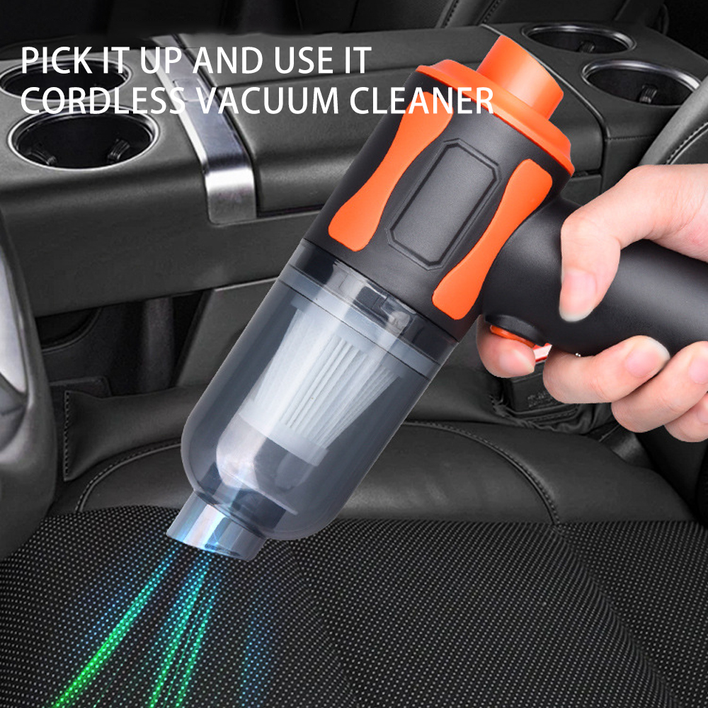 ABS Cordless Car Vacuum Cleaner with Portable Mini Handheld Wireless Design New Power Source Battery Powered