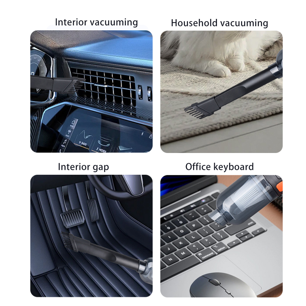 ABS Cordless Car Vacuum Cleaner with Portable Mini Handheld Wireless Design New Power Source Battery Powered