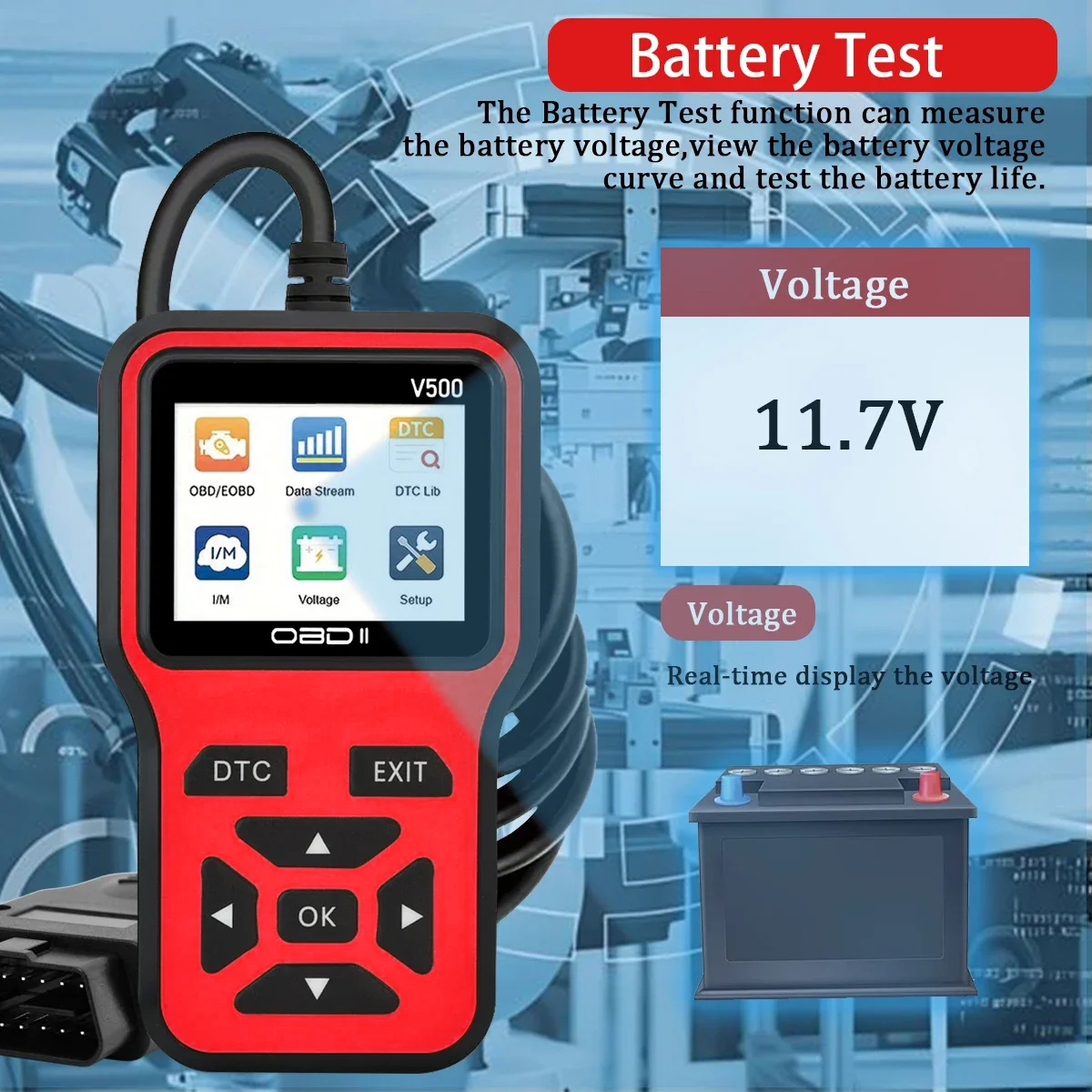 PCMOS OBD2 Diagnostic Scanner