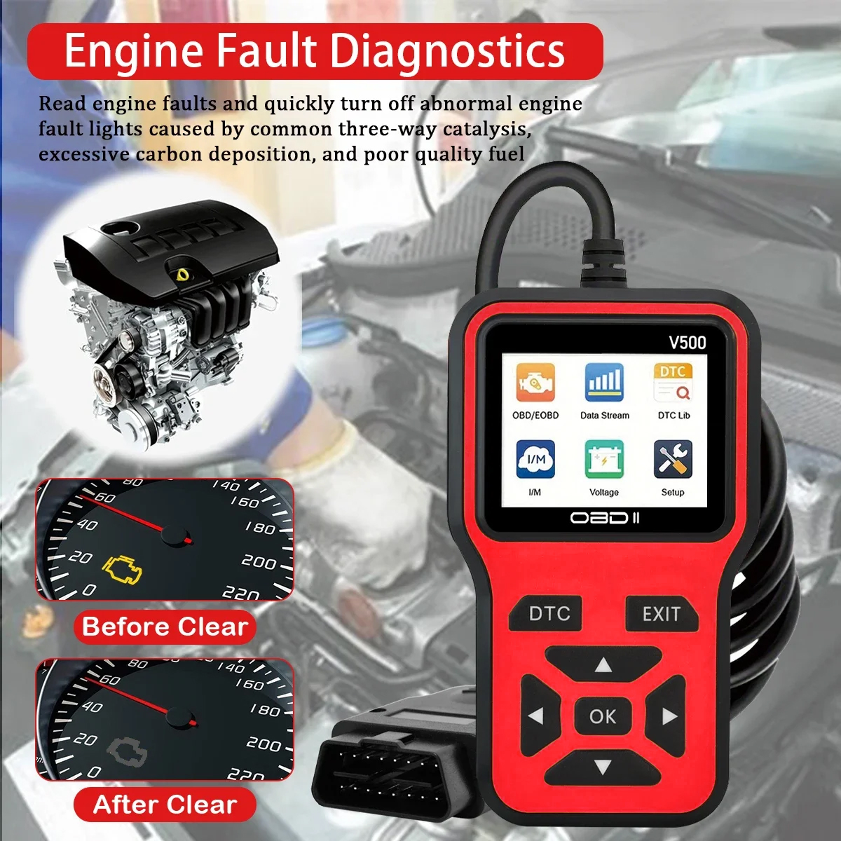 PCMOS OBD2 Diagnostic Scanner