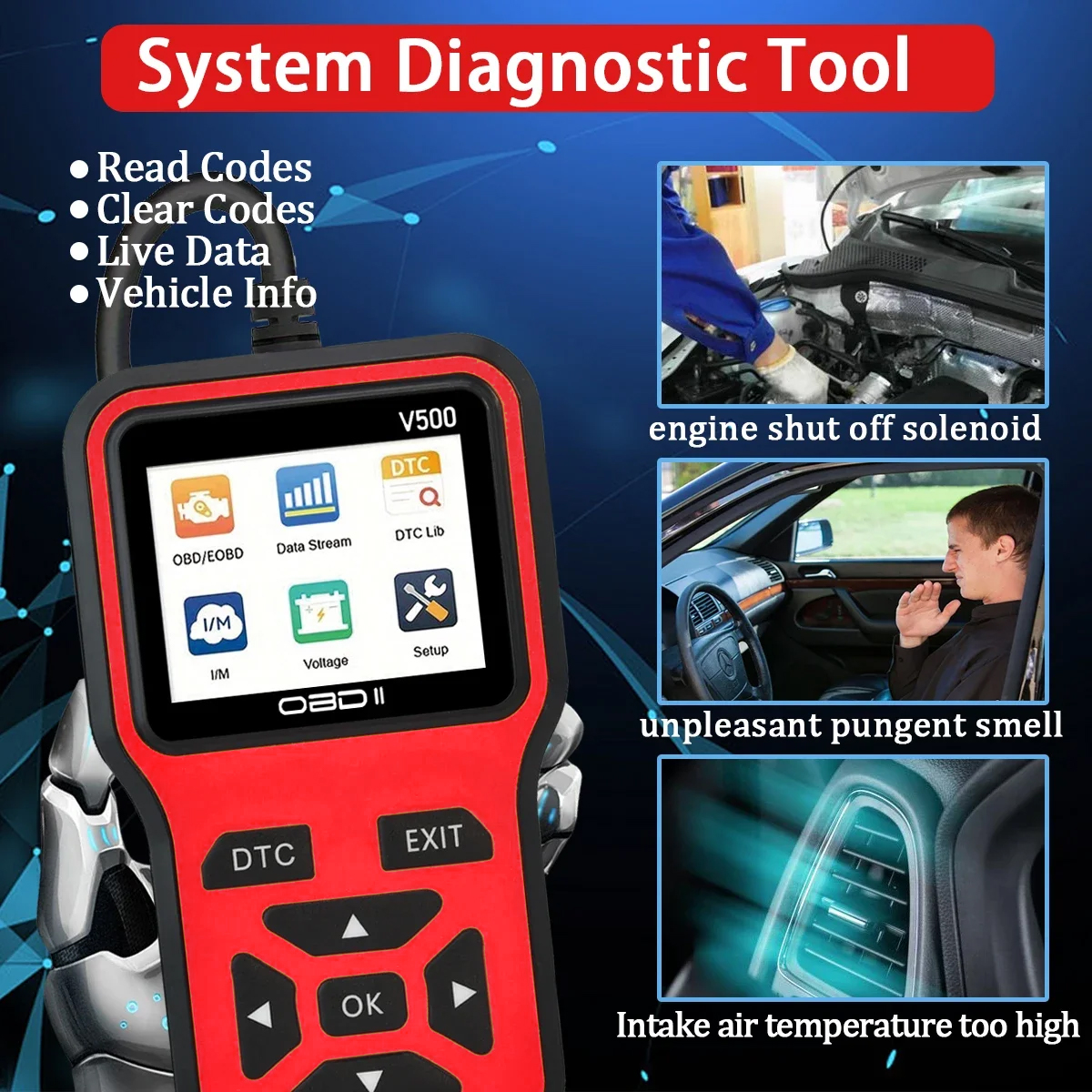 PCMOS OBD2 Diagnostic Scanner