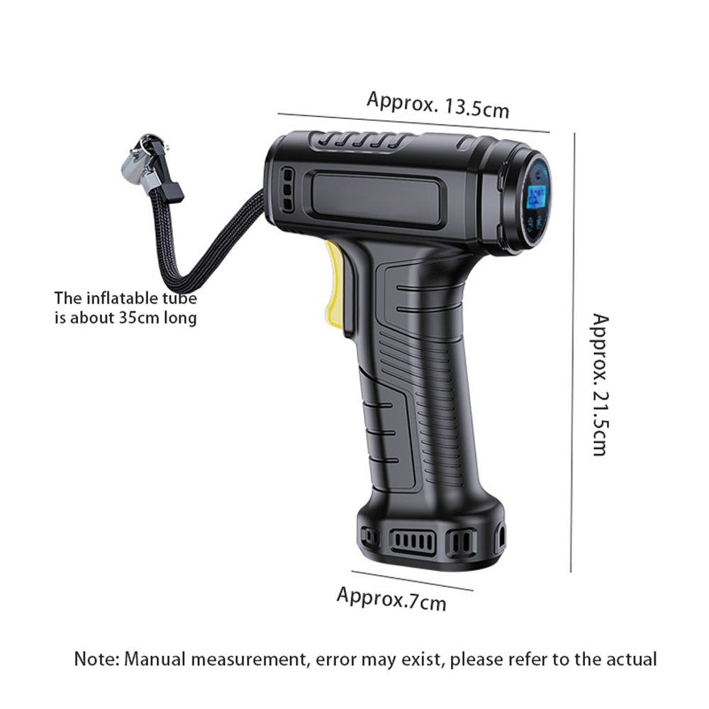 DC12V Charging Tyre Inflators Car Handheld Intelligent Digital Display Home Car Electric Portable Car Air Pump Tire Inflator