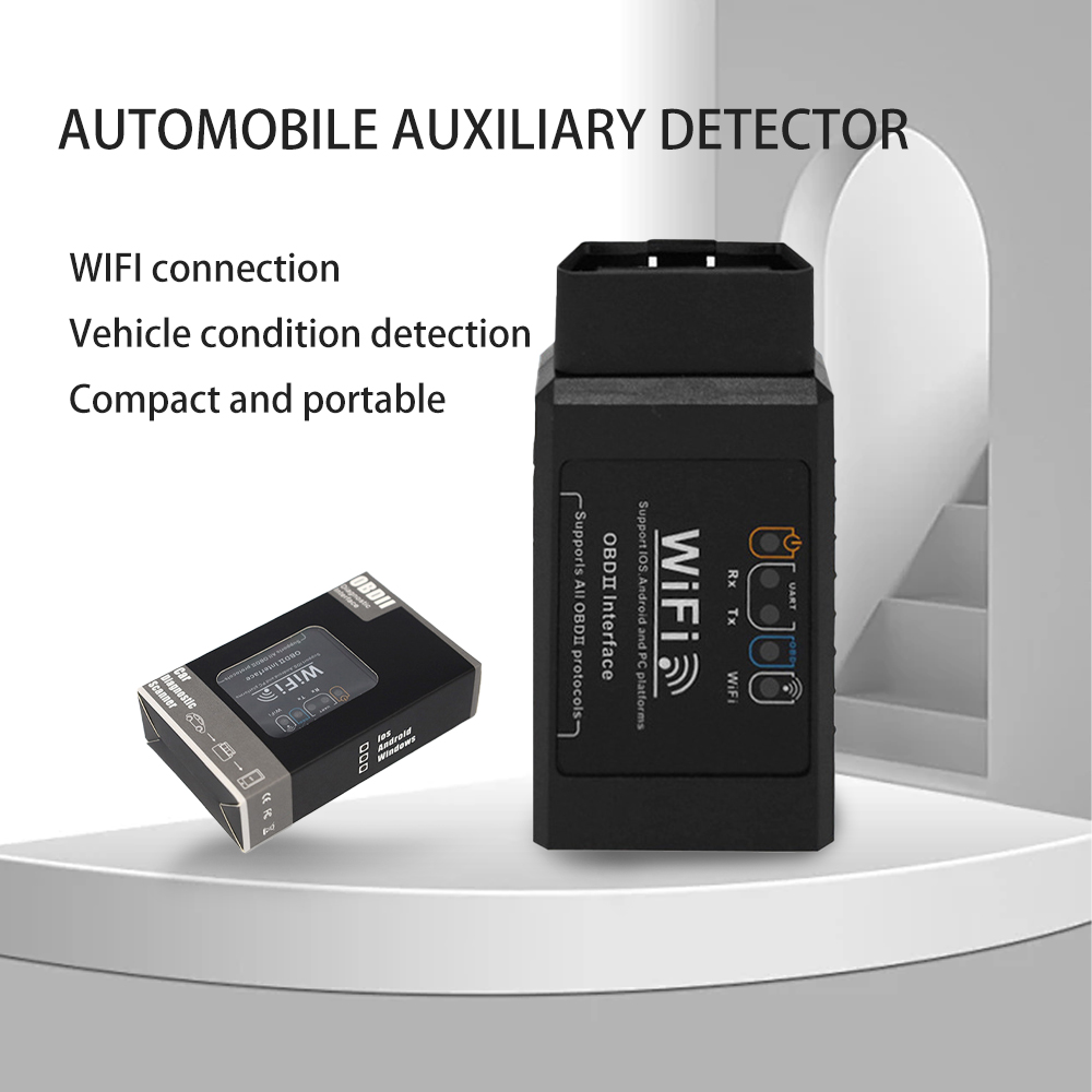 ELM327 OBD2 Car Detector for Apple and Android WIFI V1.5 Automotive Diagnostic Tool Code Reader for iOS and Android