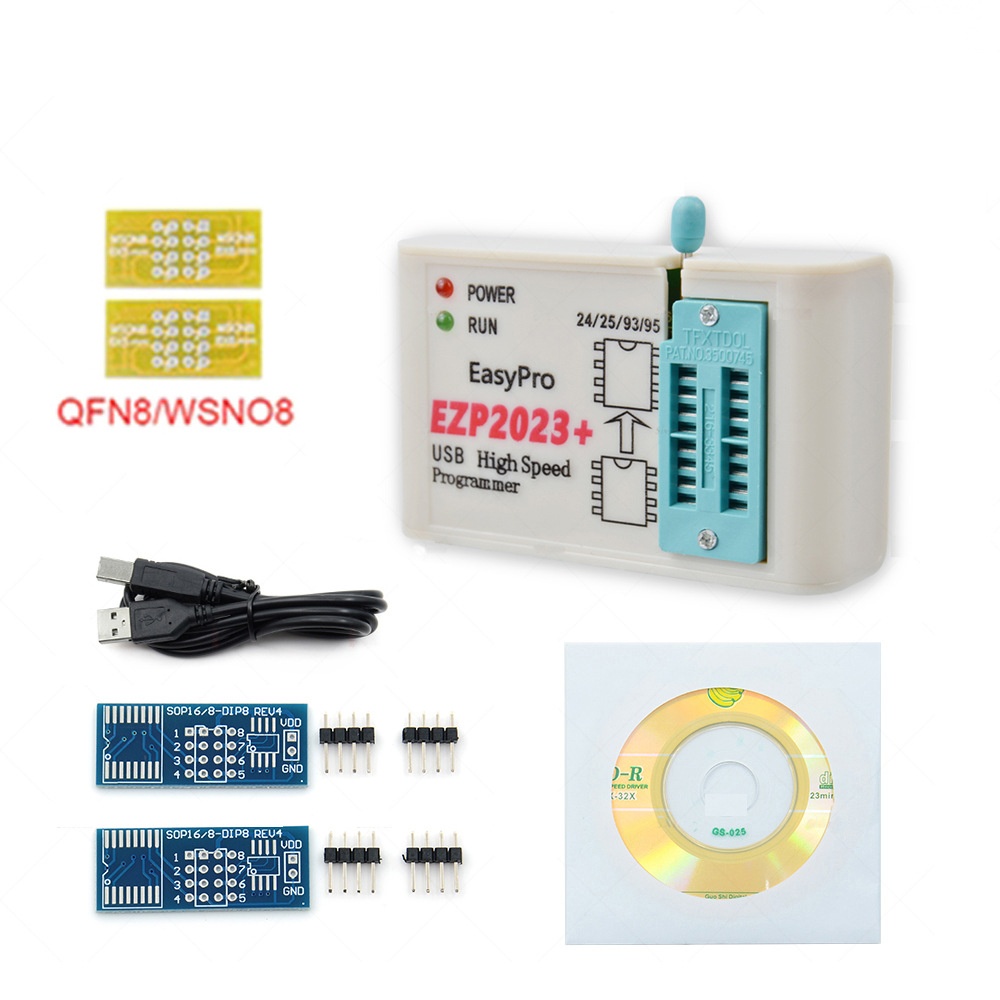 Ep2023+ High-Speed SPI Flash Programmer 24/25/93 BIOS 25T80 Offline 5V Code Reader