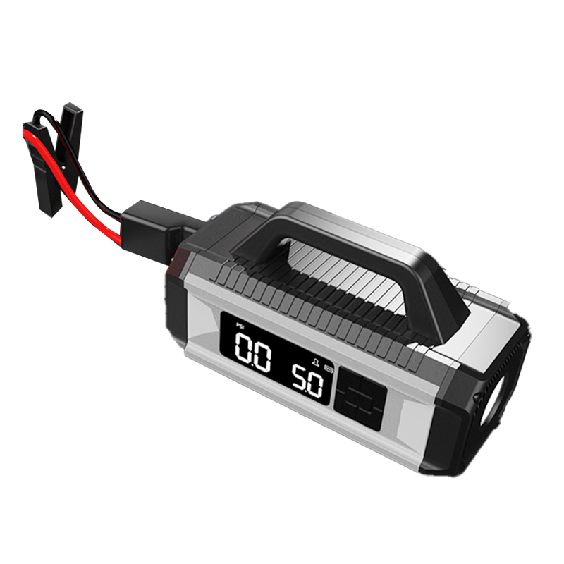 Factory Direct Supply High Power 14V Car Digital Portable Car Emergency Battery Car Battery Jump Starter and air Pump