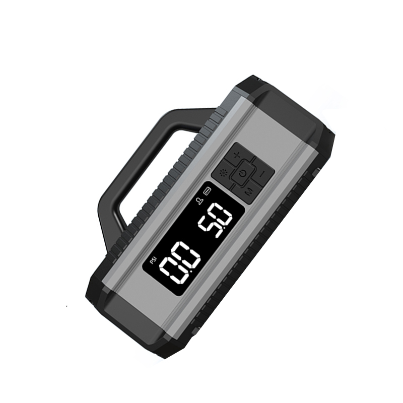 Factory Direct Supply High Power 14V Car Digital Portable Car Emergency Battery Car Battery Jump Starter and air Pump